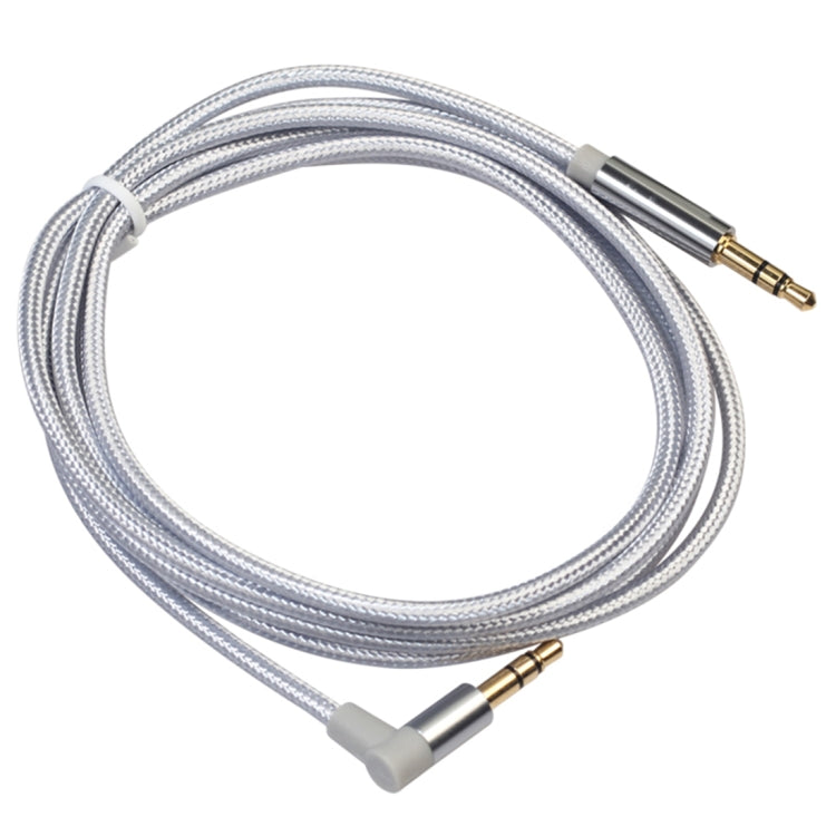 AV01 3.5mm Male to Male Elbow Audio Cable, Length: 1.5m