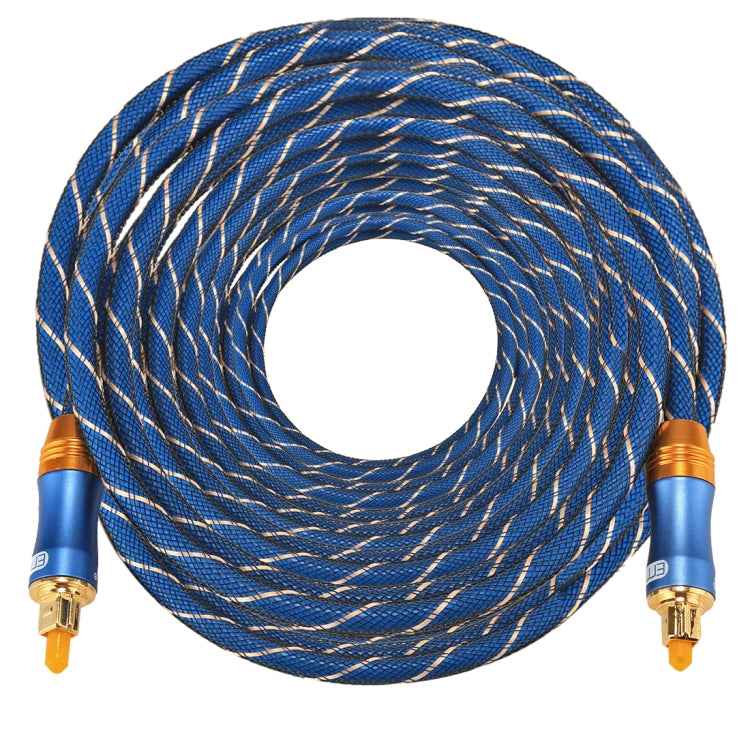 EMK LSYJ-A 20m OD6.0mm Gold Plated Metal Head Toslink Male to Male Digital Optical Audio Cable