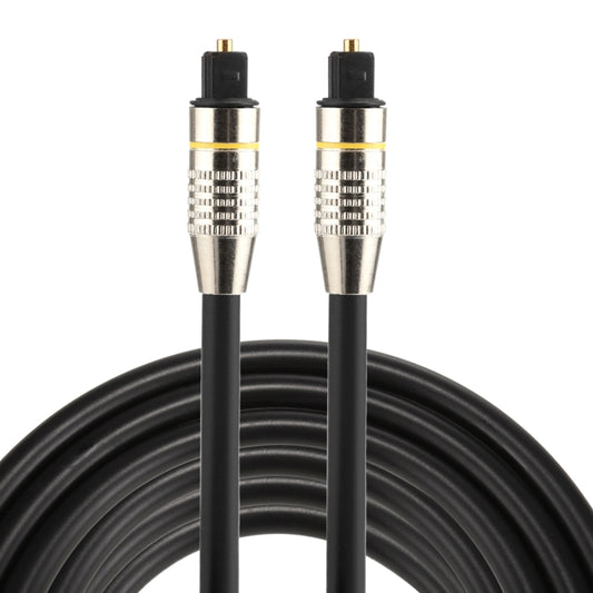3m OD6.0mm Nickel Plated Metal Head Toslink Male to Male Digital Optical Audio Cable, Length: 3m