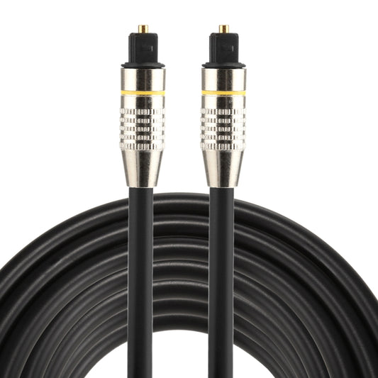 5m OD6.0mm Nickel Plated Metal Head Toslink Male to Male Digital Optical Audio Cable, Length: 5m