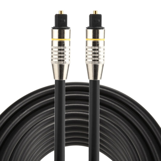 8m OD6.0mm Nickel Plated Metal Head Toslink Male to Male Digital Optical Audio Cable, Length: 8m