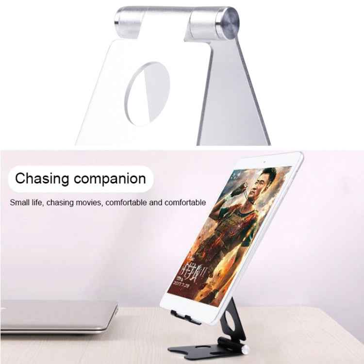 ROOSTAND R2 Aluminum Alloy Mobile Desktop Tablet Bracket Double Folding Lazy Artifact, Size: 6.4x7x9cm