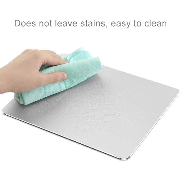 Aluminum Alloy Double-sided Non-slip Mat Desk Mouse Pad, Size : M, Size : M