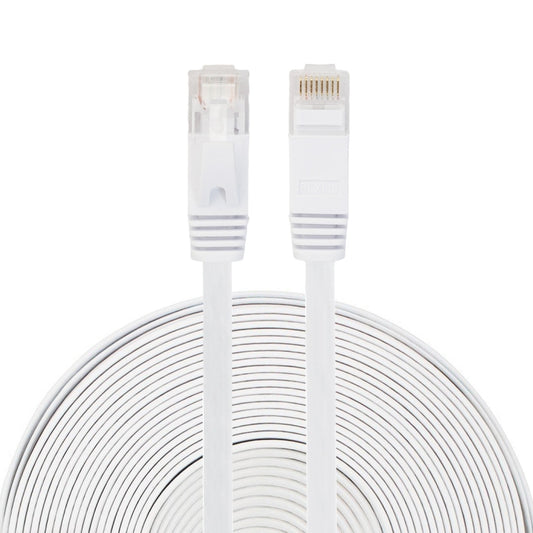 20m CAT6 Ultra-thin Flat Ethernet Network LAN Cable, Patch Lead RJ45
