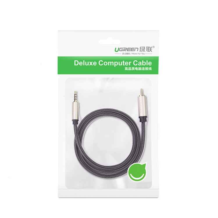 UGREEN 3.5mm to RCA Audio Cable Xiaomi Mi 1/2 TV Digital SPDIF Cable, Length: 2m