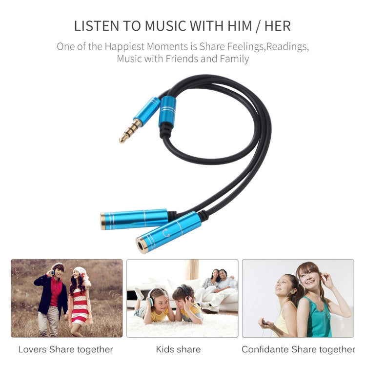 2 x 3.5mm Female to 3.5mm Male Adapter Cable, 2 x 3.5mm Female to 3.5mm Male