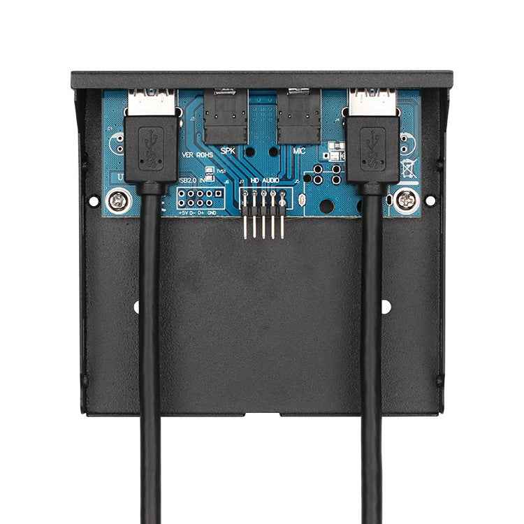 2 Ports + HD-AUDIO USB 3.0 Front Panel Data Hub