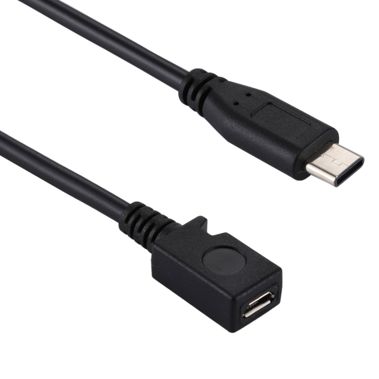 USB-C / Type-C 3.0 Male to Micro USB Female Cable Adapter, Length: 29cm