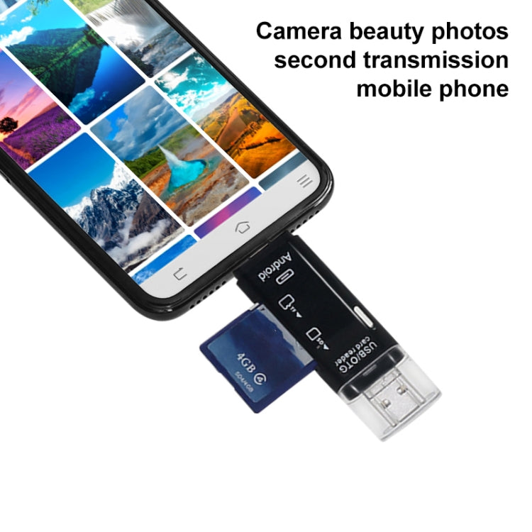 D-178 5 In 1 Type-C / USB-C Multi-function Card Reader