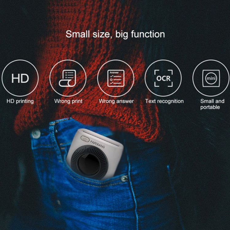 PAPERANG P2 Portable Bluetooth Printer Thermal Photo Phone Wireless Connection Printer