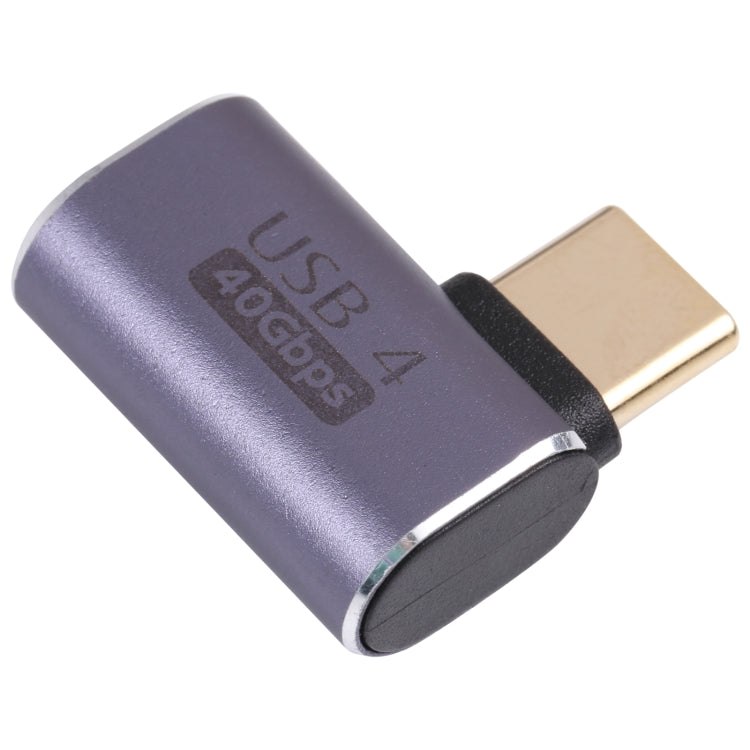 40Gbps USB-C / Type-C Male to Female Elbow Adapter