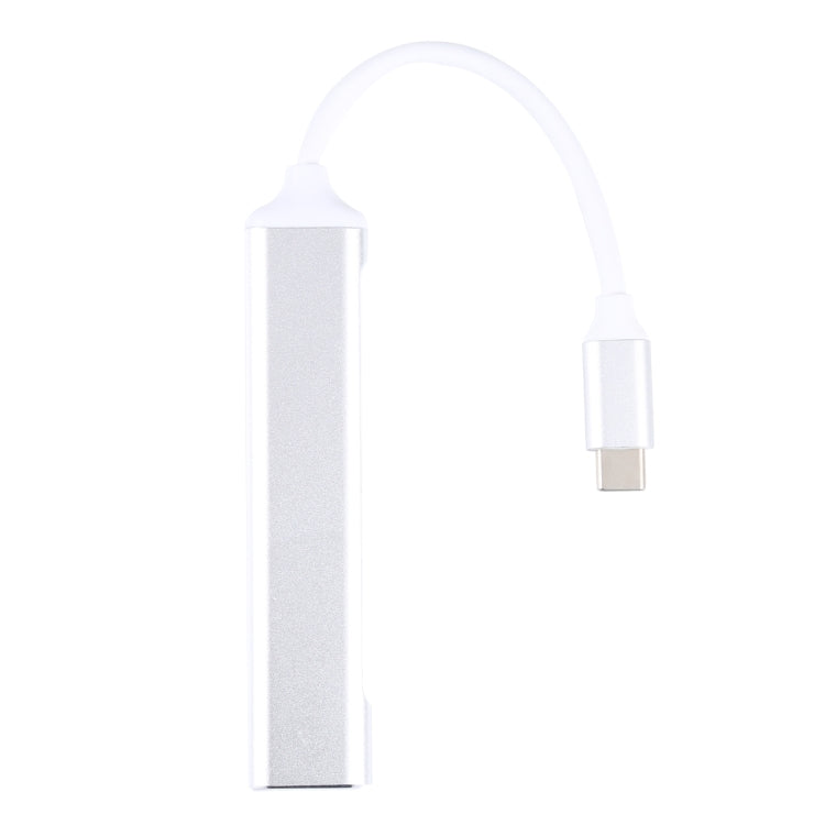 5 in 1 USB-C / Type-C 3.1 to SD / TF Card Slot + 3 USB 3.0 Ports Multifunctional Docking Station HUB