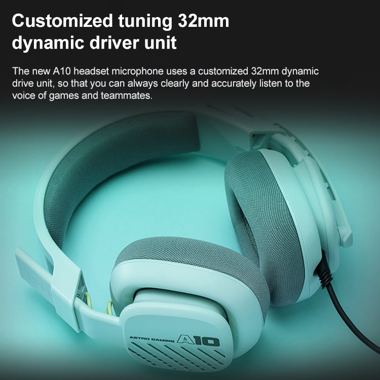 Logitech Astro A10 Gen 2 Wired Headset Over-ear Gaming Headphones