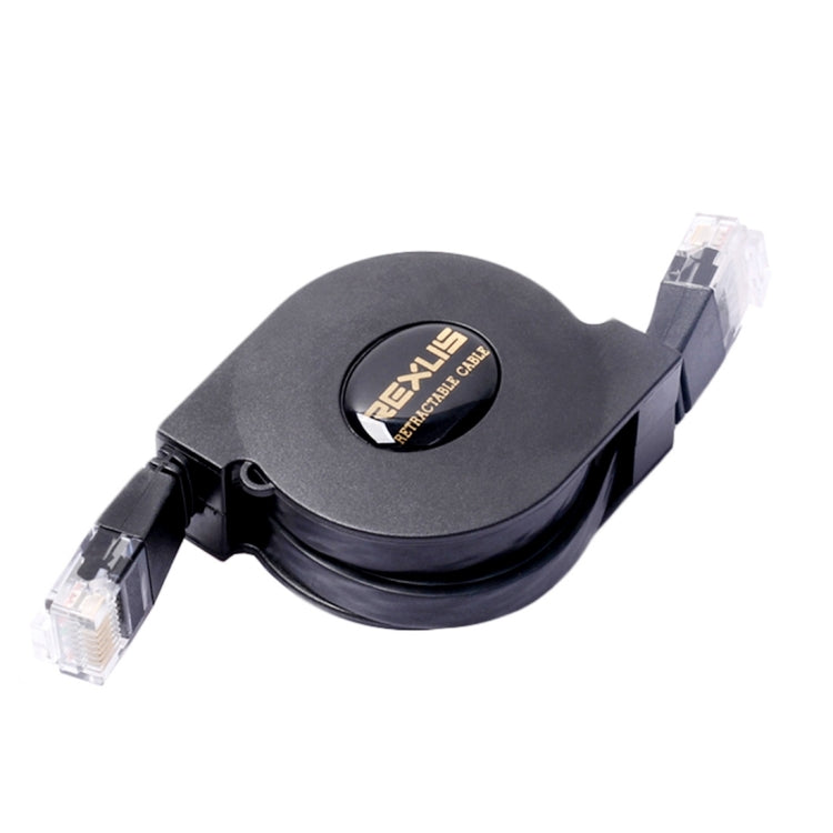 REXLIS 1m CAT6 Retractable Flat RJ45 Ethernet Network LAN Cable