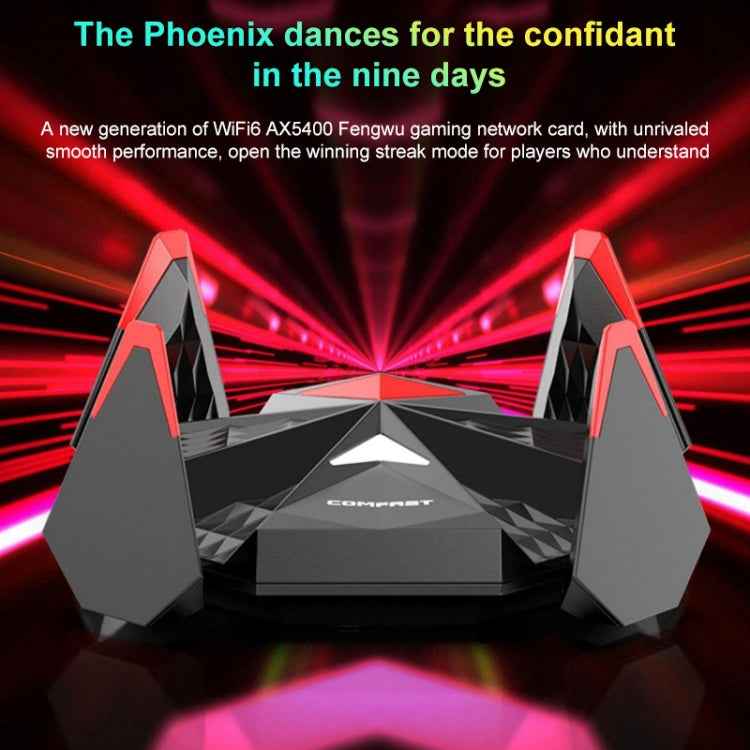 COMFAST CF-977AX 5400Mbps Tri-Band Wireless Network Card WiFi6 Type-C Adapter, CF-977AX