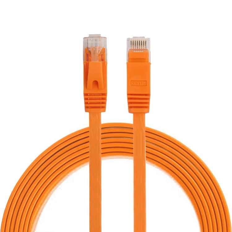 2m CAT6 Ultra-thin Flat Ethernet Network LAN Cable, Patch Lead RJ45