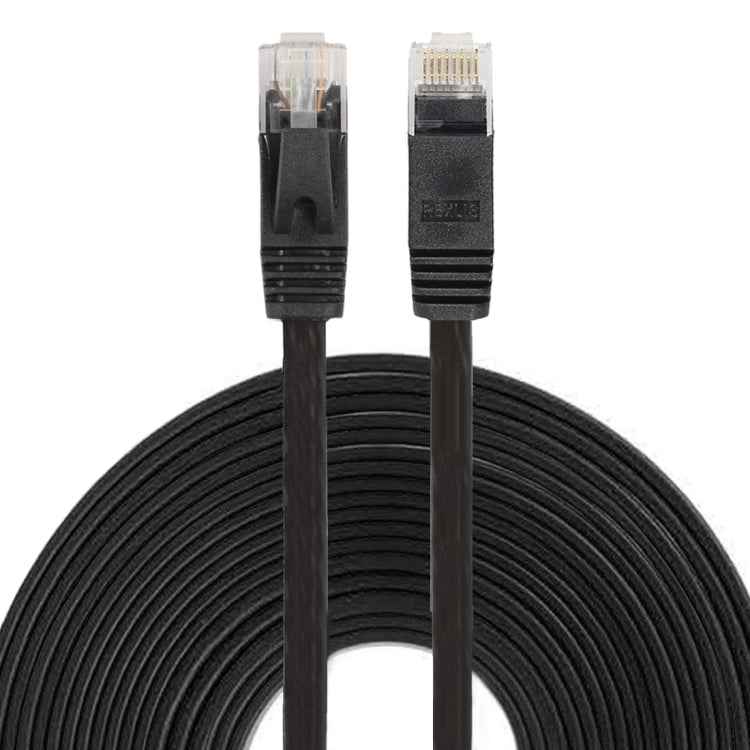 10m CAT6 Ultra-thin Flat Ethernet Network LAN Cable, Patch Lead RJ45