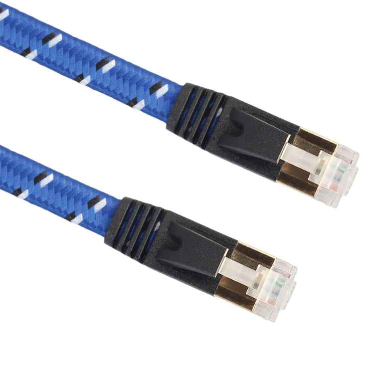3m Gold Plated CAT-7 10 Gigabit Ethernet Ultra Flat Patch Cable for Modem Router LAN Network, Built with Shielded RJ45 Connector