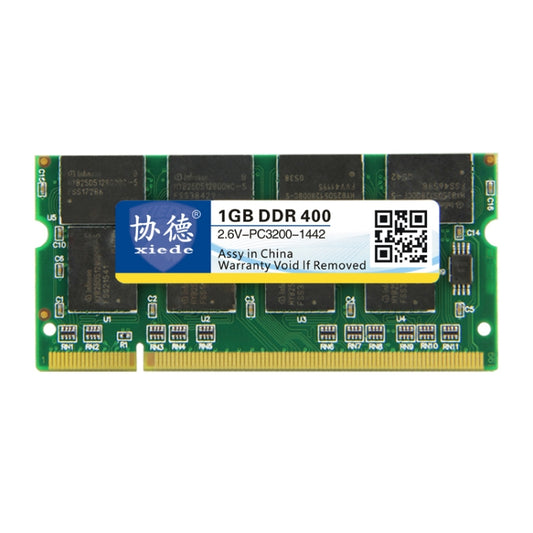 XIEDE X007 DDR 400MHz 1GB General Full Compatibility Memory RAM Module for Laptop, 400MHz 1GB