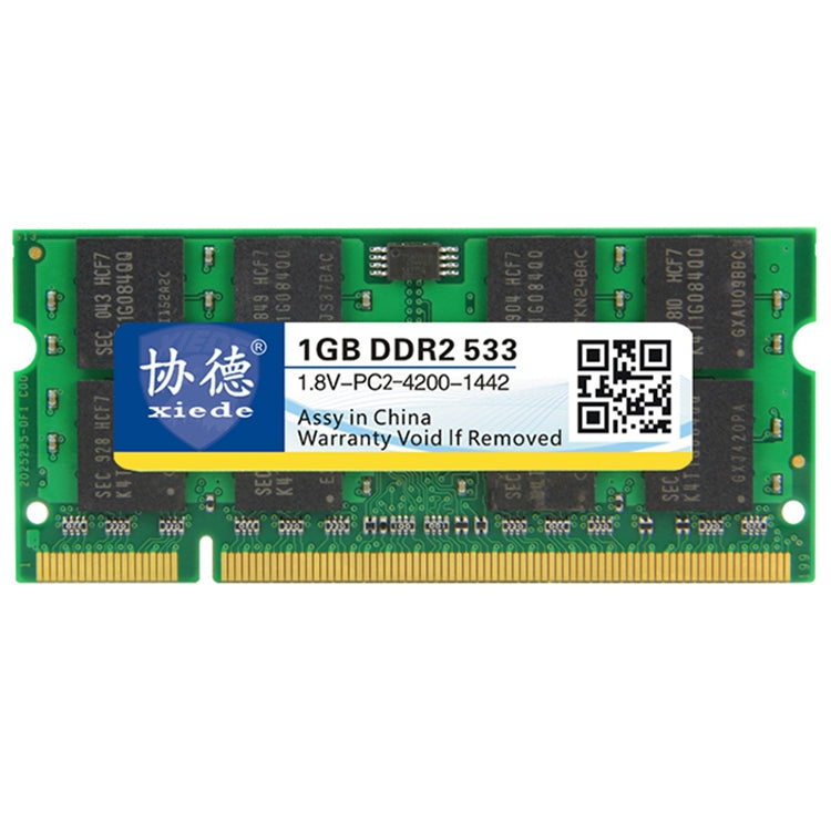 XIEDE X028 DDR2 533MHz 1GB General Full Compatibility Memory RAM Module for Laptop, 533MHz 1GB