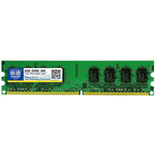 XIEDE X013 DDR2 800MHz 2GB General Full Compatibility Memory RAM Module for Desktop PC, 800MHz 2GB Full Compatibility