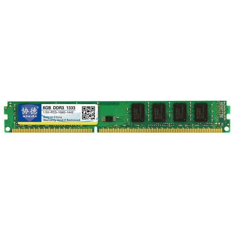 XIEDE X032 DDR3 1333MHz 8GB 1.5V General Full Compatibility Memory RAM Module for Desktop PC