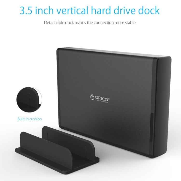 ORICO 7688U3 Vertical Aluminum External Hard Drive Enclosure Storage Case Hard Drive Dock for 3.5 inch SATA HDD