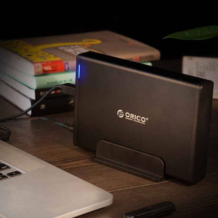 ORICO 7688U3 Vertical Aluminum External Hard Drive Enclosure Storage Case Hard Drive Dock for 3.5 inch SATA HDD