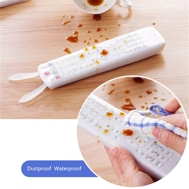 5 PCS Rabbit Design Long Air Conditioning / TV / Smart TV Box Remote Control Waterproof Dustproof Silicone Protective Cover, Size: 19.5*5*2cm