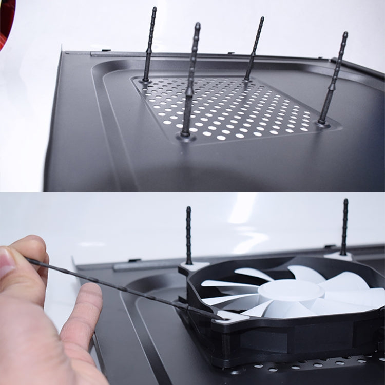 4 PCS 65mm Anti Vibration Soft Damping Nail Rubber Silicone Computer Fan Screw