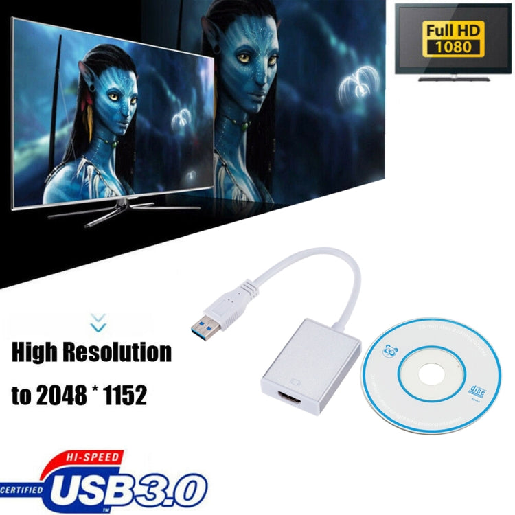 External Graphics Card Converter Cable USB3.0 to HDMI