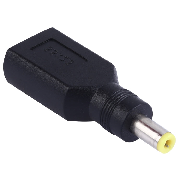 5.5 x 2.5mm Male to for Big Square USB Female Plug Power Adapter For Lenovo Thinkpad / ThinkBook / Xiaoxin