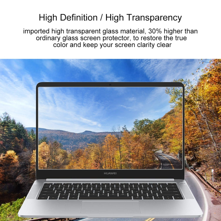 9H Laptop Screen Tempered Glass Protective Film for Huawei MateBook 14 inch