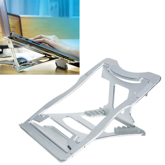Aluminum Alloy Cooling Holder Desktop Portable Simple Laptop Bracket, Six-stage Support, Size: 21x26cm