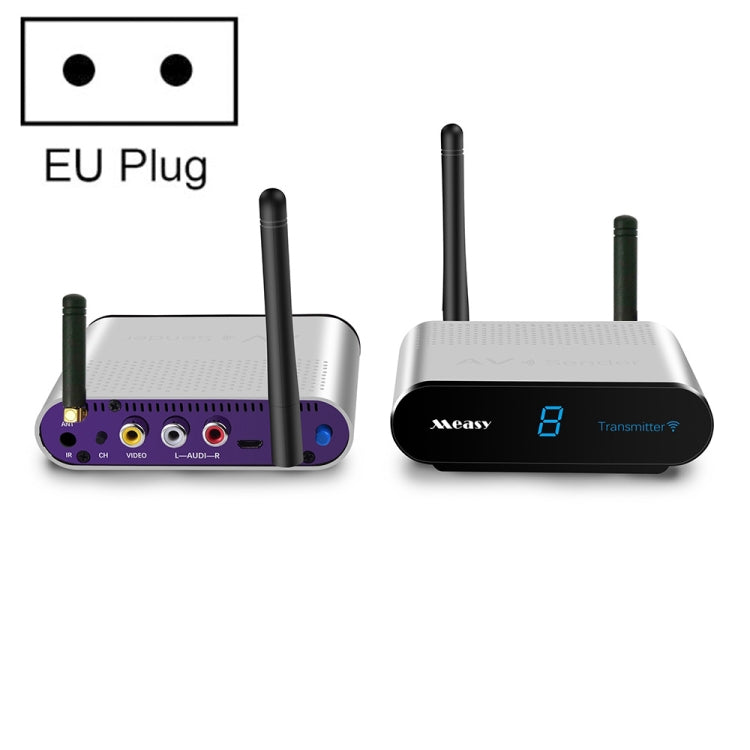 Measy AV230 2.4GHz Wireless Audio / Video Transmitter and Receiver with Infrared Return Function, Transmission Distance: 300m, EU Plug