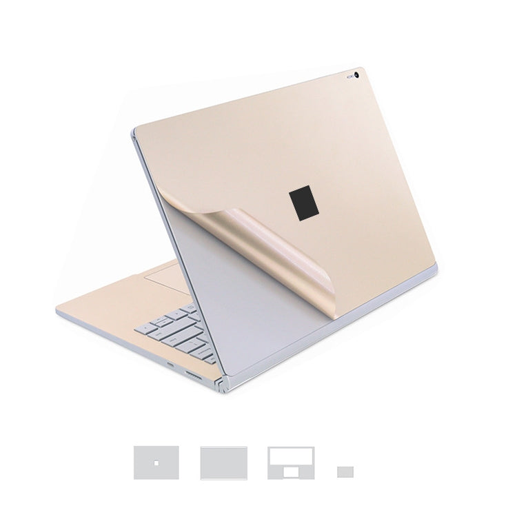 4 in 1 Notebook Shell Protective Film Sticker Set for Microsoft Surface Book 13.5 inch