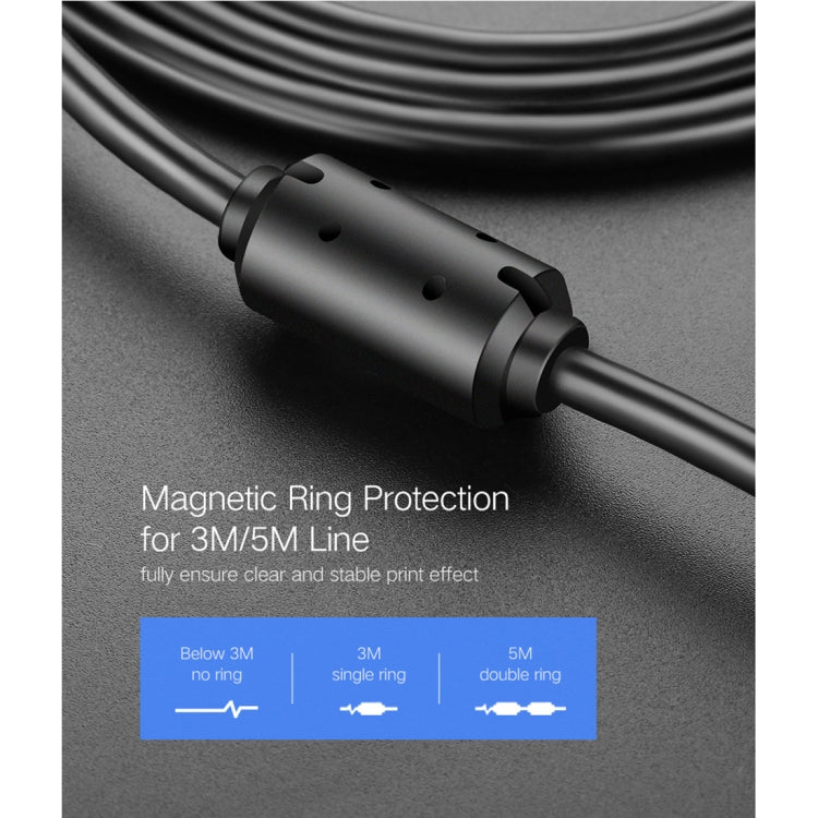 For Canon, Epson, HP, Cable Length: 1m, USB 2.0 (1m)