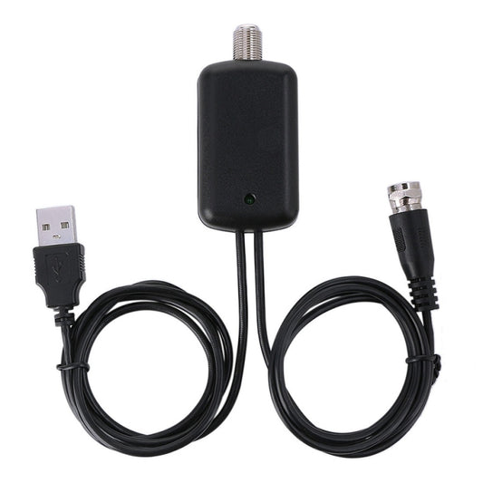 USB Connector Signal Booster Amplifier + IEC Converter Head, USB 50 Miles 25dBi