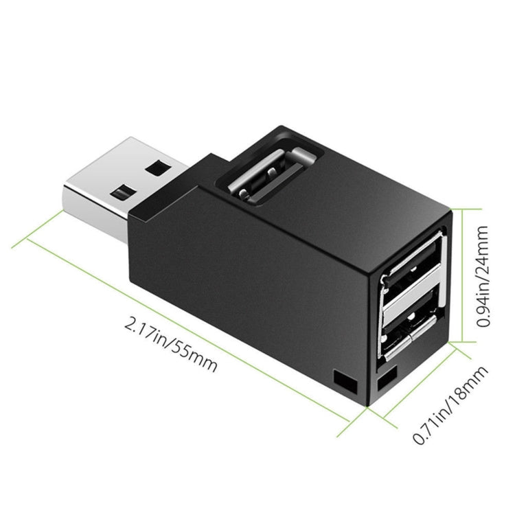 Portable Mini 3 x USB 2.0 Ports HUB with Lanyard, USB 2.0