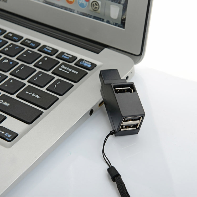 Portable Mini 3 x USB 2.0 Ports HUB with Lanyard, USB 2.0