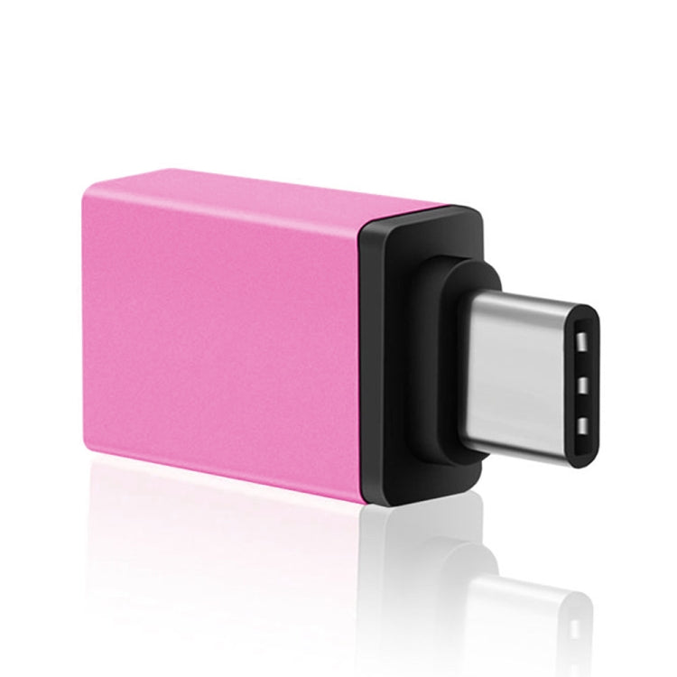 Aluminum Alloy USB-C / Type-C 3.1 Male to USB 3.0 Female Data / Charger Adapter