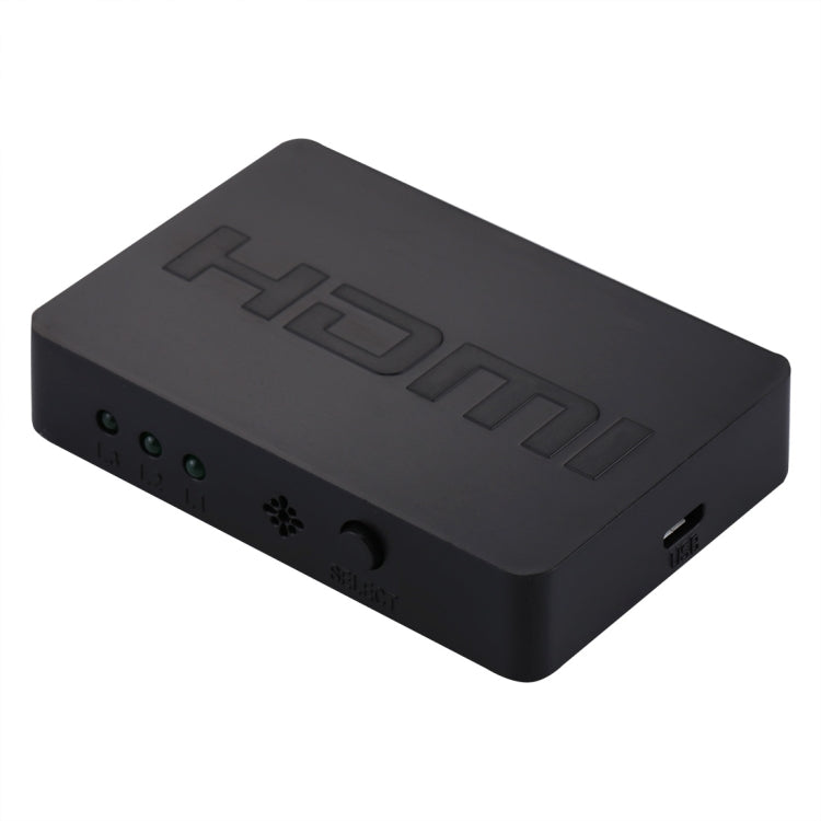 1080P 3 x 1 Ports (3 Ports Input x 1 Port Output) HDMI Switch with Remote Control, 3 Inputs to 1 output