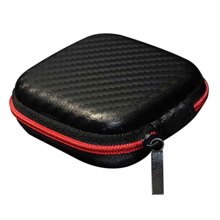 KZ Data Wire Charger Earphone Portable Carbon Fibre Texture Receiving Case