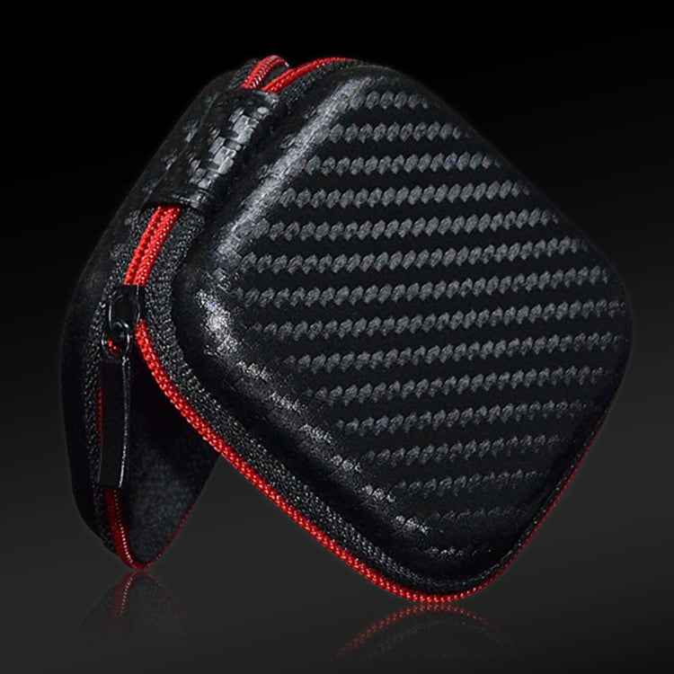 KZ Data Wire Charger Earphone Portable Carbon Fibre Texture Receiving Case