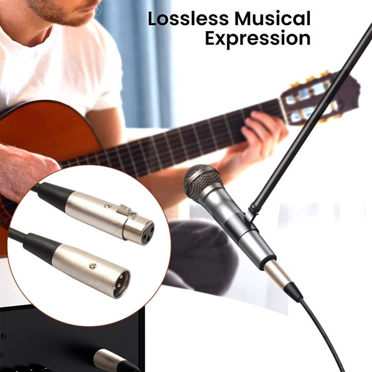 10m 3-Pin XLR Male to XLR Female MIC Shielded Cable Microphone Audio Cord