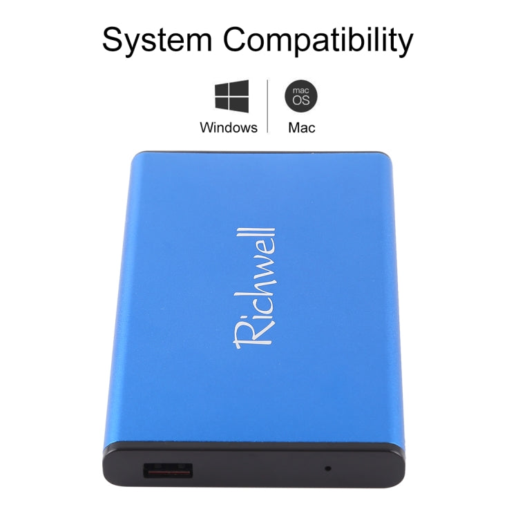 Richwell SATA R2-SATA-160GB 160GB 2.5 inch USB3.0 Super Speed Interface Mobile Hard Disk Drive
