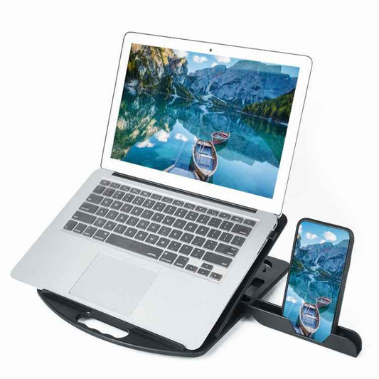 General-purpose Increased Heat Dissipation For Laptops Holder, Style: with Mobile Phone Holder