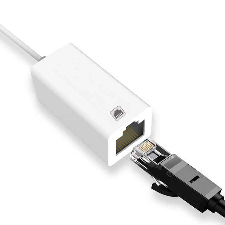 NK-107 A1 Micro Ethernet Network Card Adapter 8 Pin Charging Female Ports to 8 Pin Male