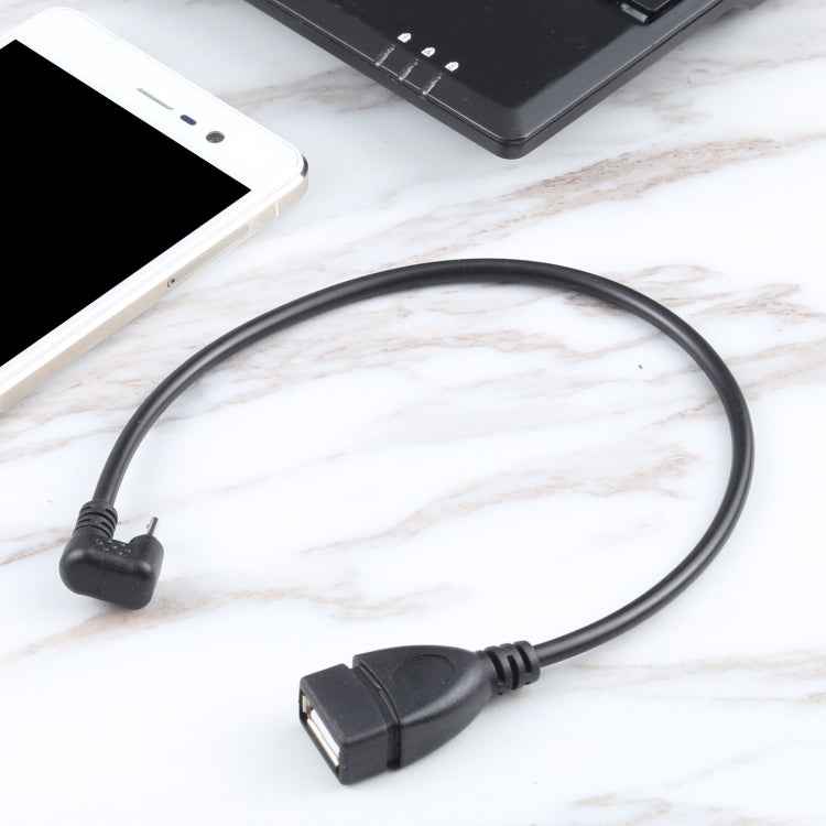 U-shaped Micro USB Male to USB 2.0 Female OTG Data Cable