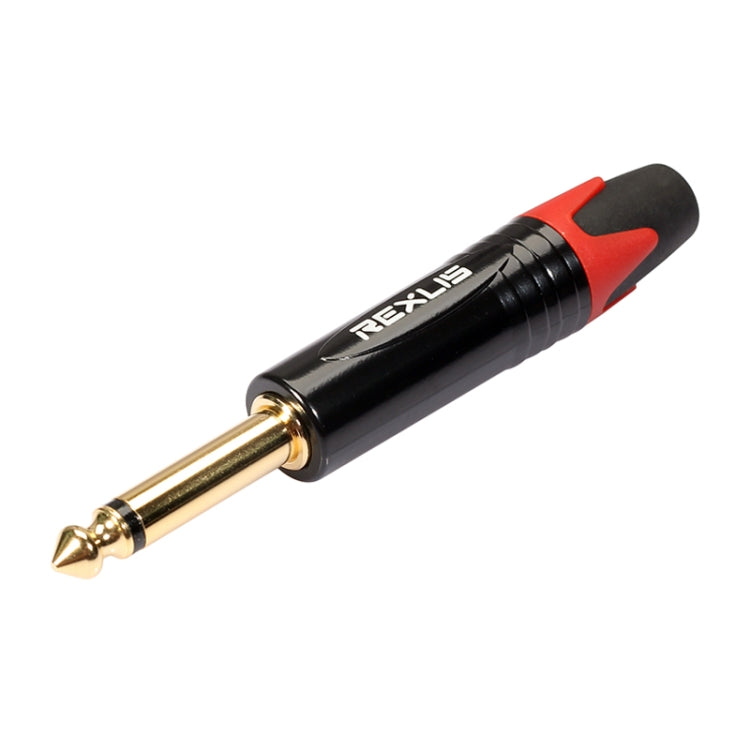 10 PCS TC202 6.35mm Gold-plated Mono Sound Welding Audio Adapter Plug
